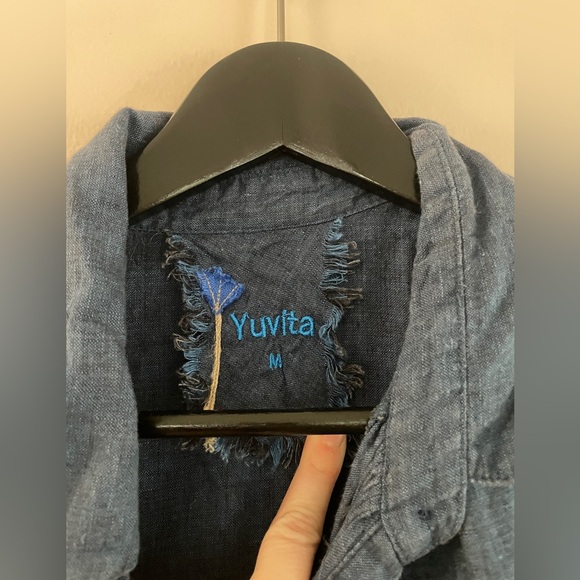 Yuvita - 100% Linen Dress - Medium - Picture 8 of 12